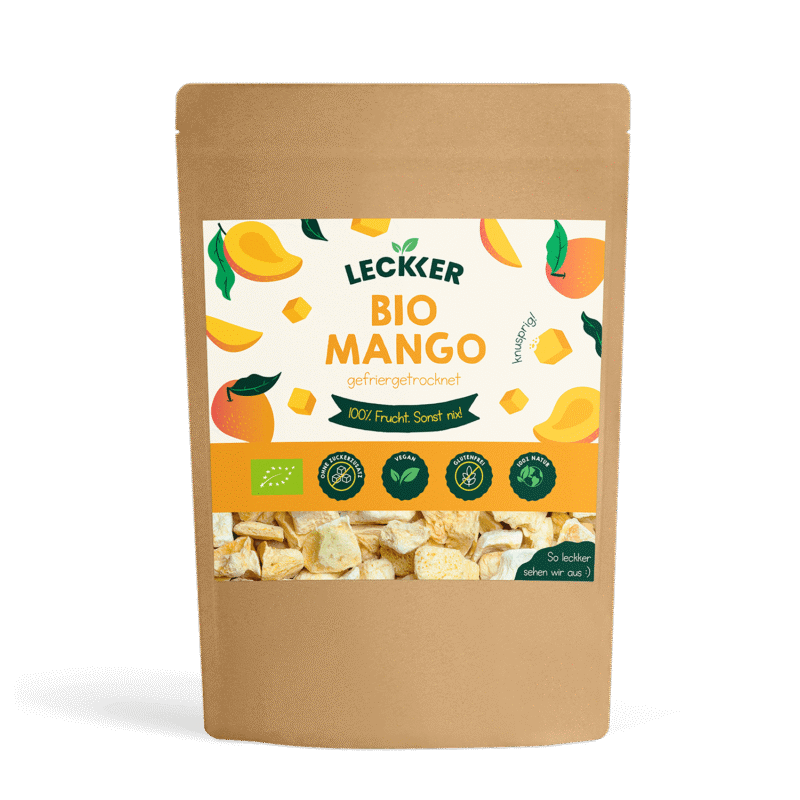 Gefriergetrocknete Mango von leckker im Family pack