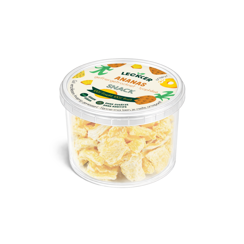 gefriergetrockneter ananas snack