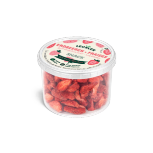 gefriergetrockneter erdbeeren snack