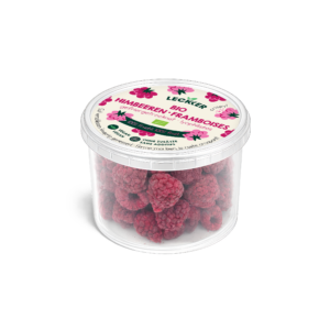 gefriergetrockneter himbeeren snack bio