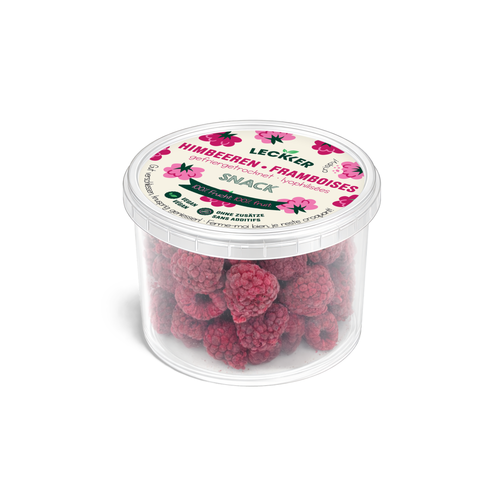 gefriergetrocknete Erdbeeren Packung