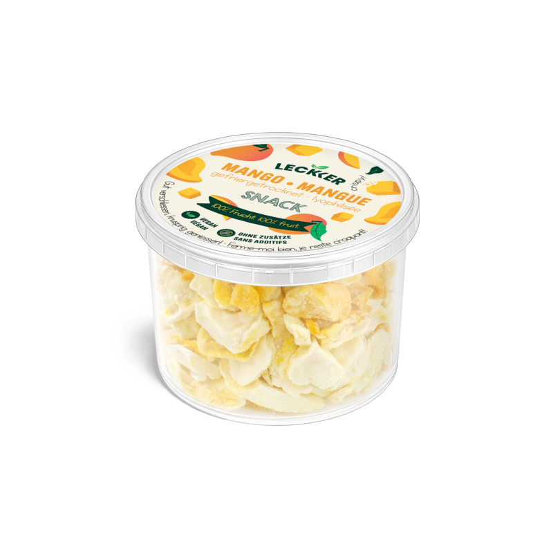 gefriergetrockneter mango snack